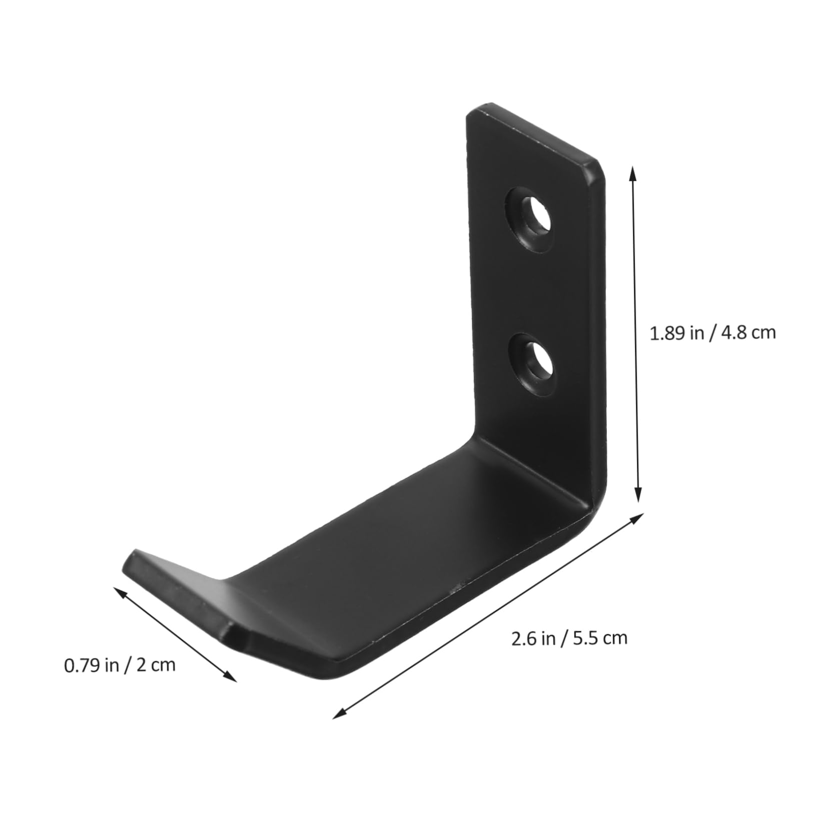 SOLUSTRE 4pcs Wall Mount Bracket Tools Hooks - Heavy Duty Metal Garden Tool Organizer Hanger for Garage, Shed, and Workshop Storage