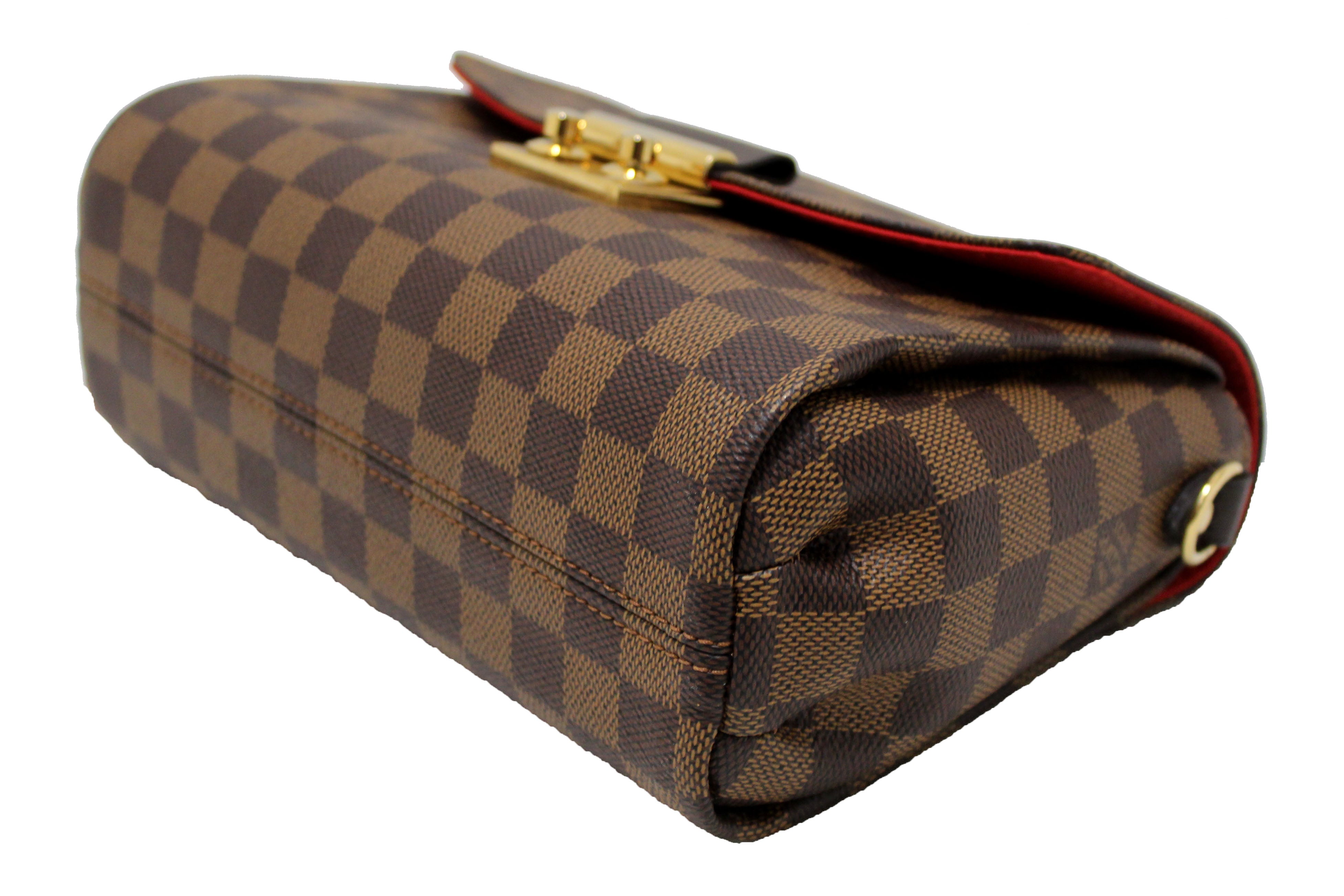 Authentic Louis Vuitton Damier Ebene Croisette Crossbody Bag - Luxury Designer Handbag & Messenger Purse for Women | Perfect for Work, Travel & Everyday Use