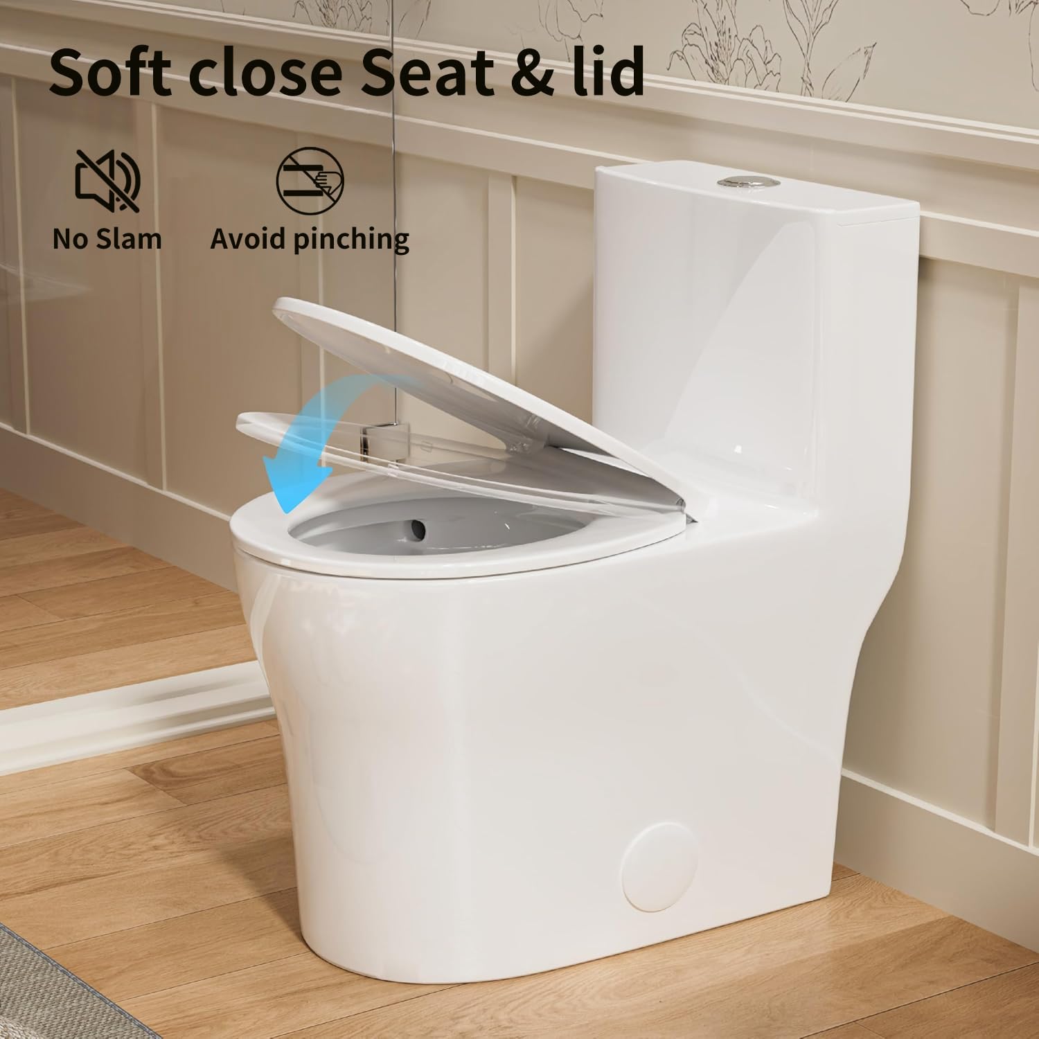 Casta Diva Compact One Piece Toilet for Small Bathrooms - 12