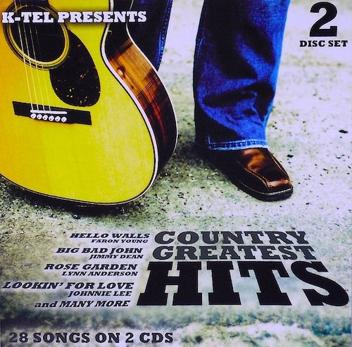 K-tel Presents: Country Greatest Hits - Classic Country Music Album for Fans & Collectors | Perfect for Road Trips, Parties & Relaxing