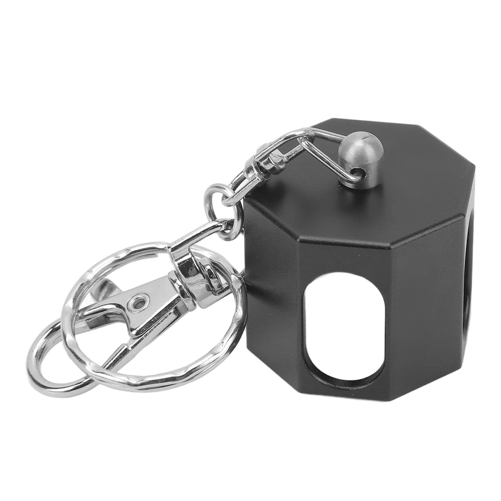 Keenso Black Aluminum Alloy Billiard Chalk Holder - Durable Pool Cue Chalk Cover for Professional & Home Use | Perfect for Bars, Game Rooms & Pool Halls
