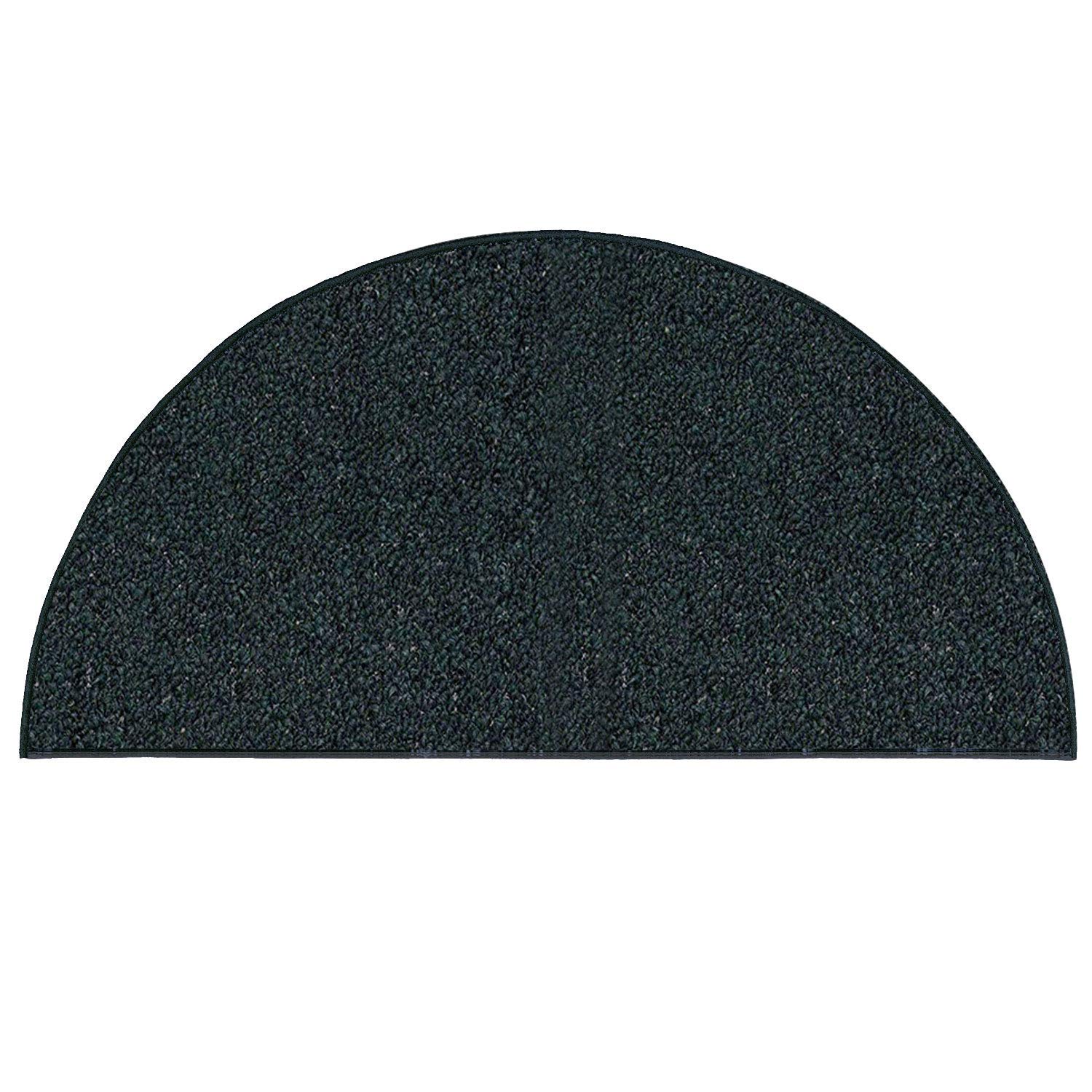 Home Queen Dark Green Half Round Area Rug 60