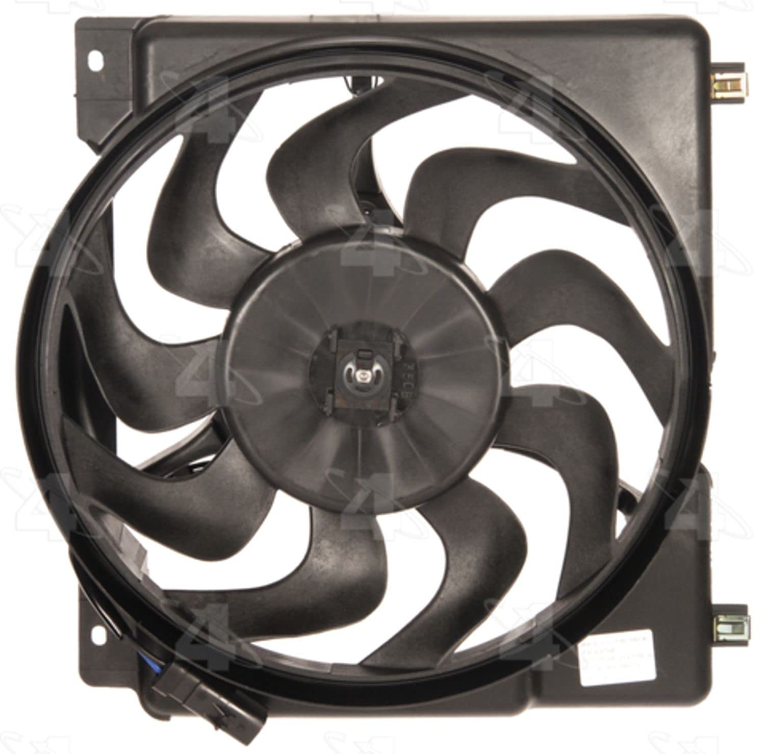 4 Seasons 76008 Radiator Fan Assembly - Replacement Cooling Fan for Car & Truck - Perfect for Summer Overheating Prevention & Engine Cooling System Maintenance