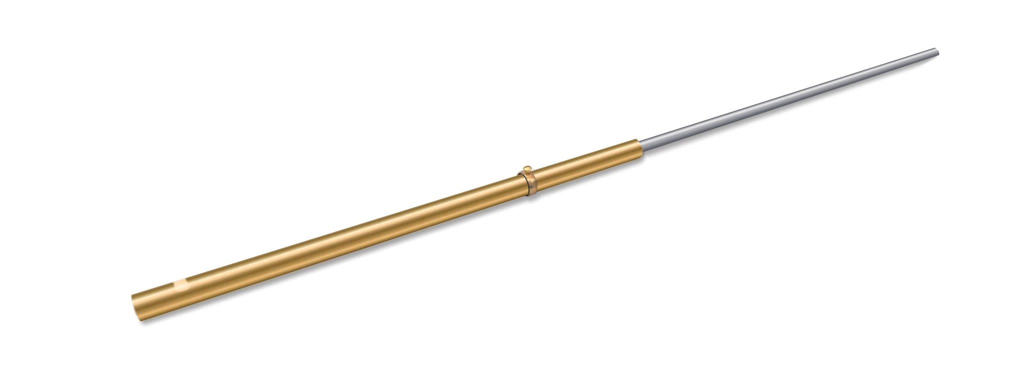 18-Inch Solid Brass Weathervane Assembly Rod - Durable & Rust-Resistant for Roof Mounting, Garden Decor, and Farmhouse Style Outdoor Decoration