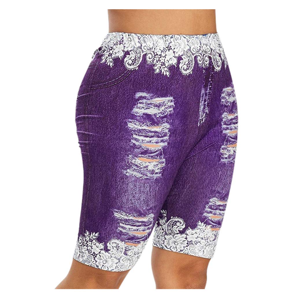 Ulanda Women's High Waisted Tummy Control Workout Leggings - Compression Yoga Shorts for Gym, Running & Fitness | Moisture-Wicking & Breathable Activewear for Women