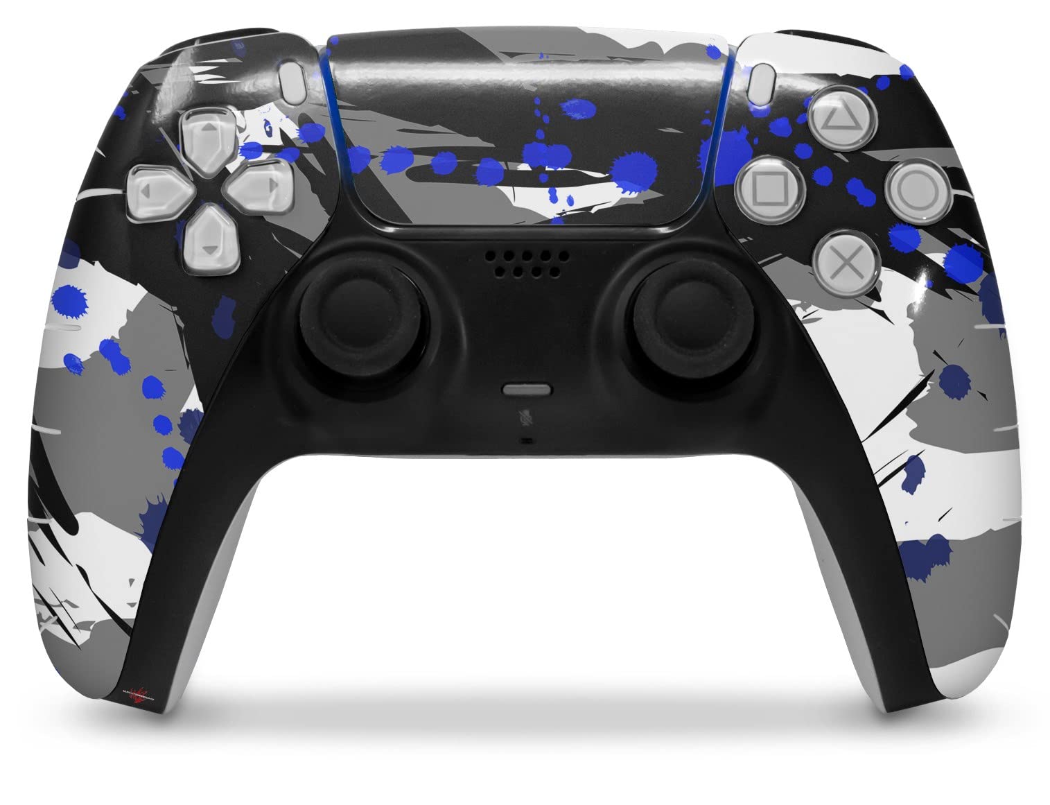 PS5 DualSense Skin Wrap Abstract Blue - for Gaming & Protection