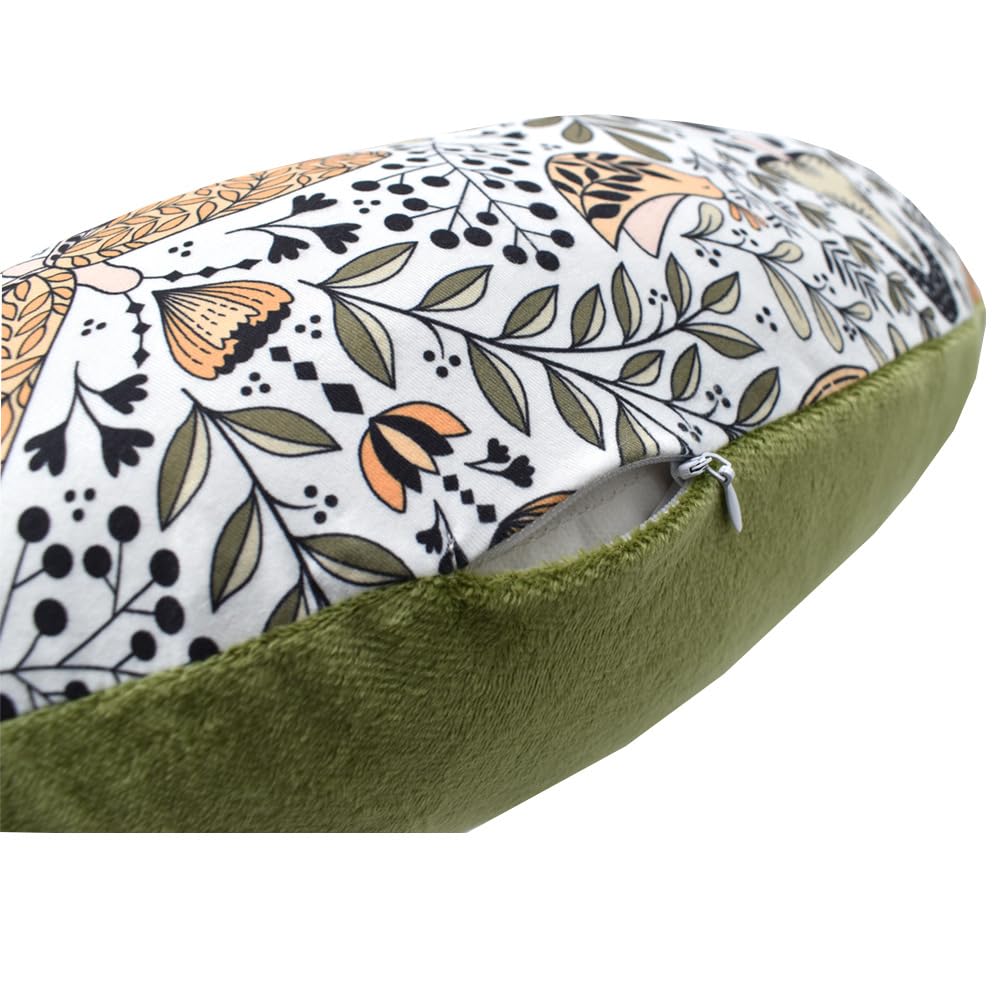 **Ultra Soft Stretchy Nursing Pillow Cover for Breastfeeding - Fits Standard Infant Support Pillows (Bees Design) - Perfect for Baby Girls & Boys, Nursing & Feeding Comfort**    *(Ideal for Home, Nursery, or Travel - Supports Comfortable Breastfeeding & Baby Positioning)*