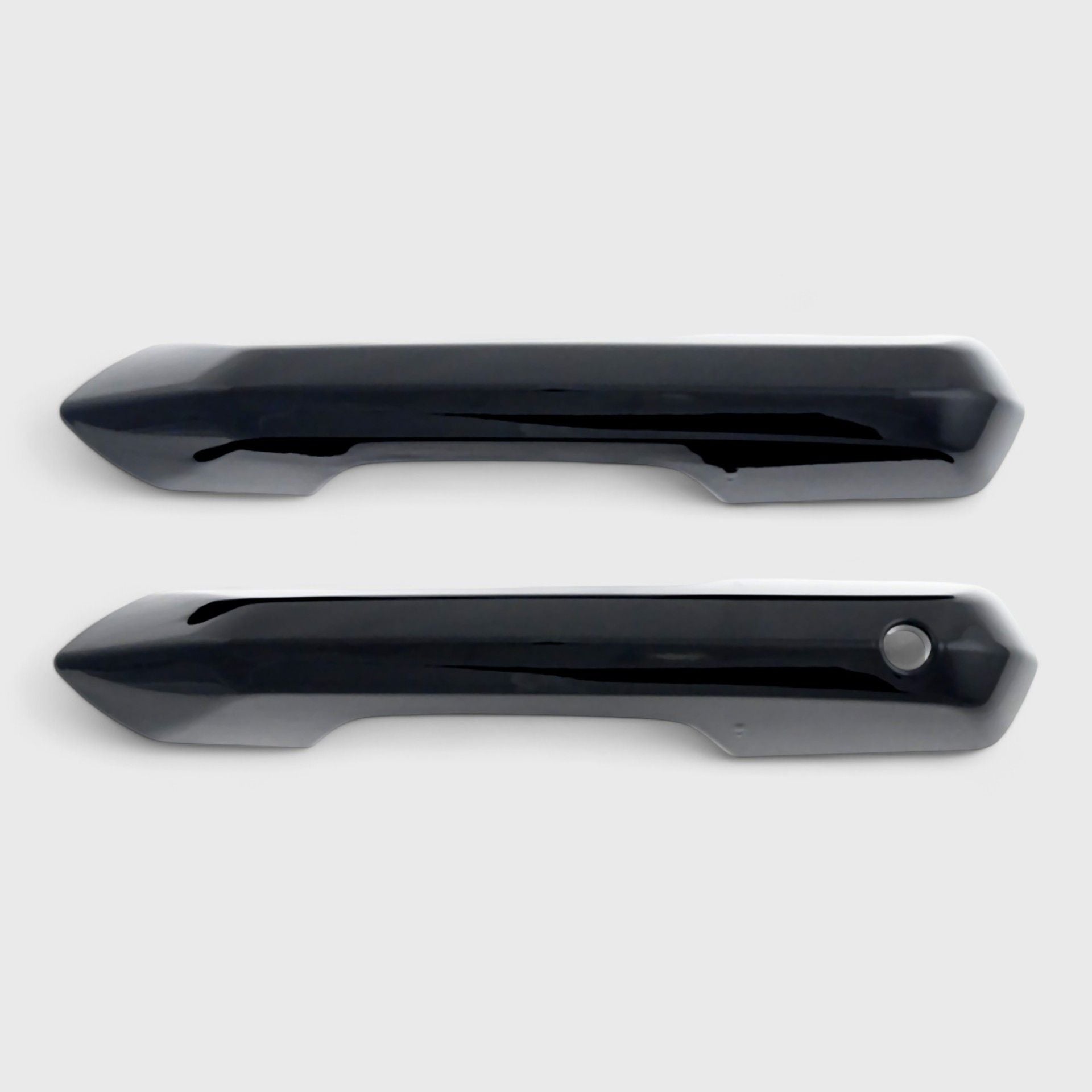 Gloss Black Chrome Delete Door Handle Cover Set with Keyless Sensors for Ford Mustang - Upgrade Your Car's Exterior Style & Security (2015-2023 Models) | Perfect for Car Enthusiasts & Auto Detailing