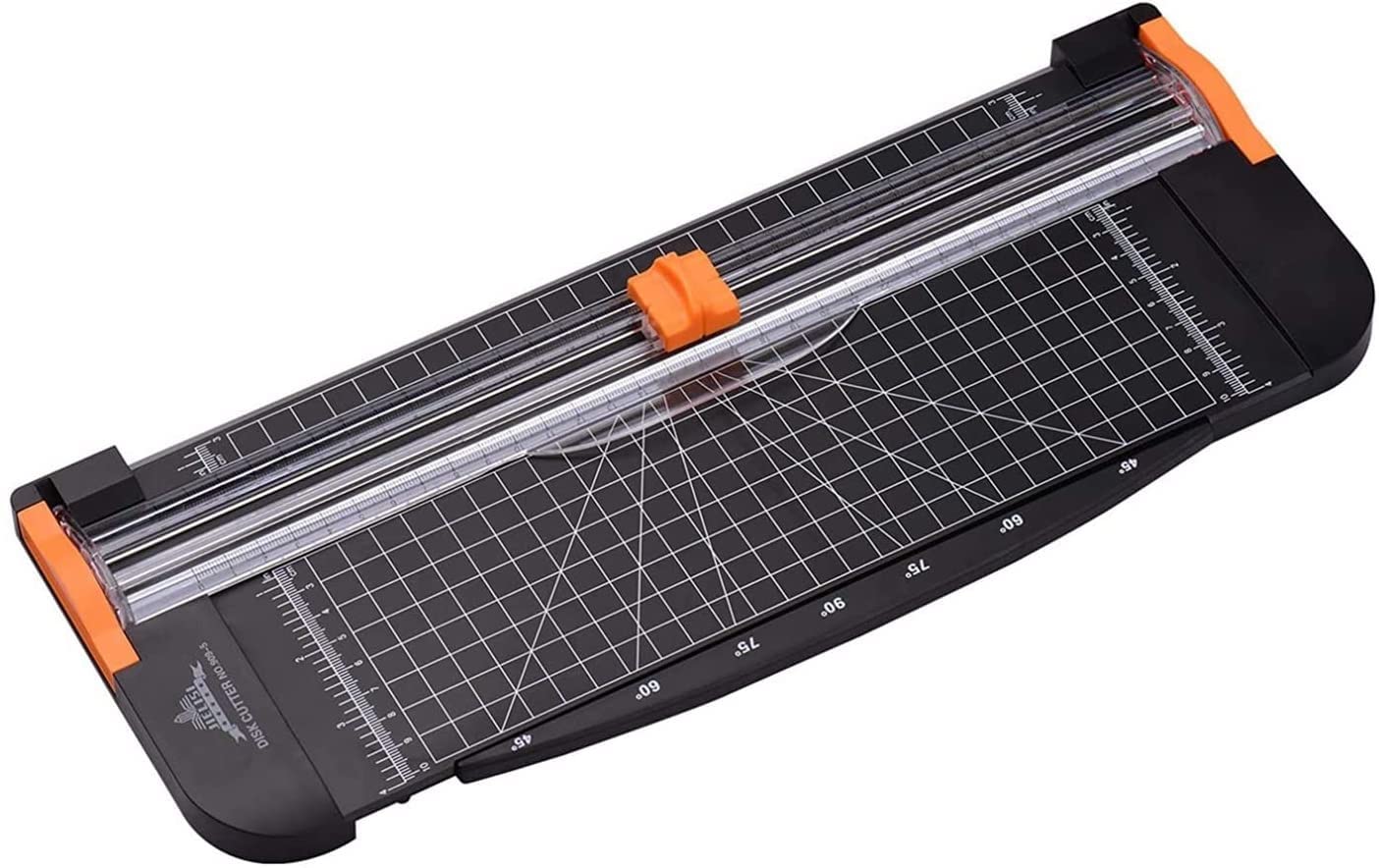 Premium A4 Paper Cutter & Trimmer - Automatic Safety Guard with Side Ruler for Craft Paper, Coupons, Labels, Cardstock - Perfect for Scrapbooking, Office Use, School Projects & DIY Crafts (Black)