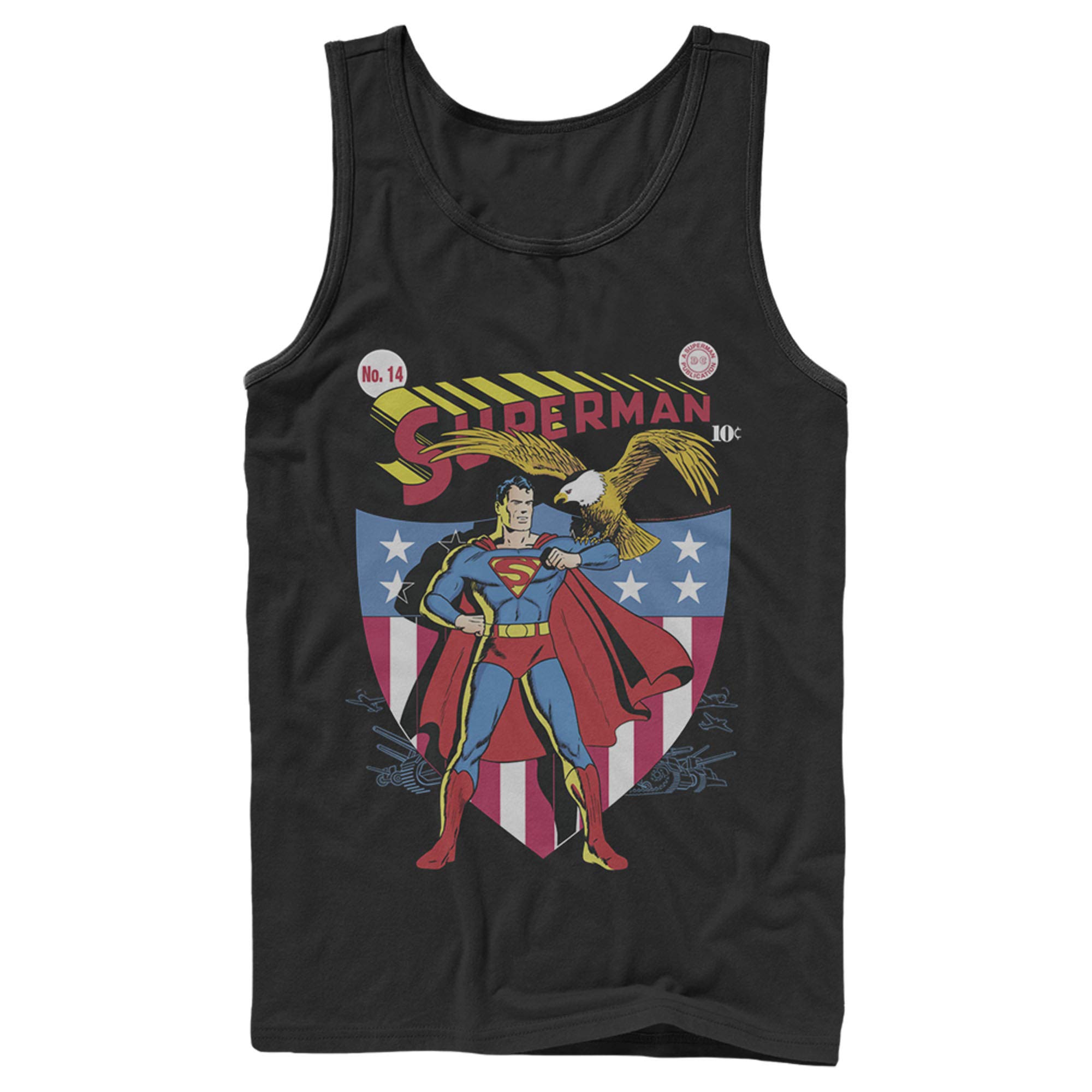 Superman Men's Tank Top - American Hero Graphic Tee for Casual Wear