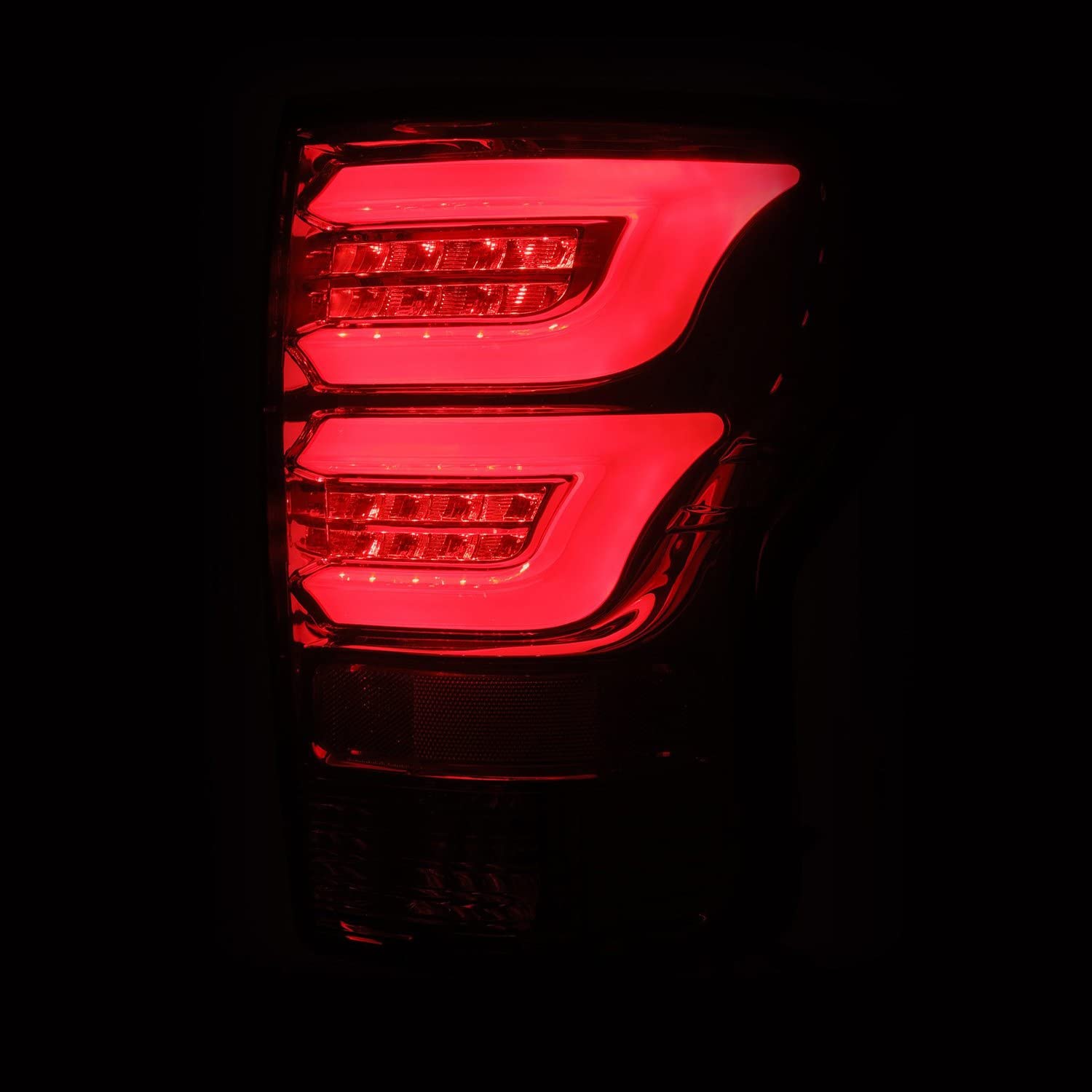 AlphaRex PRO-Series LED Tail Lights (670020) - Red Smoke for 2007-2013 Toyota Tundra - Upgrade Your Truck's Style & Visibility for Night Driving & Off-Road Adventures