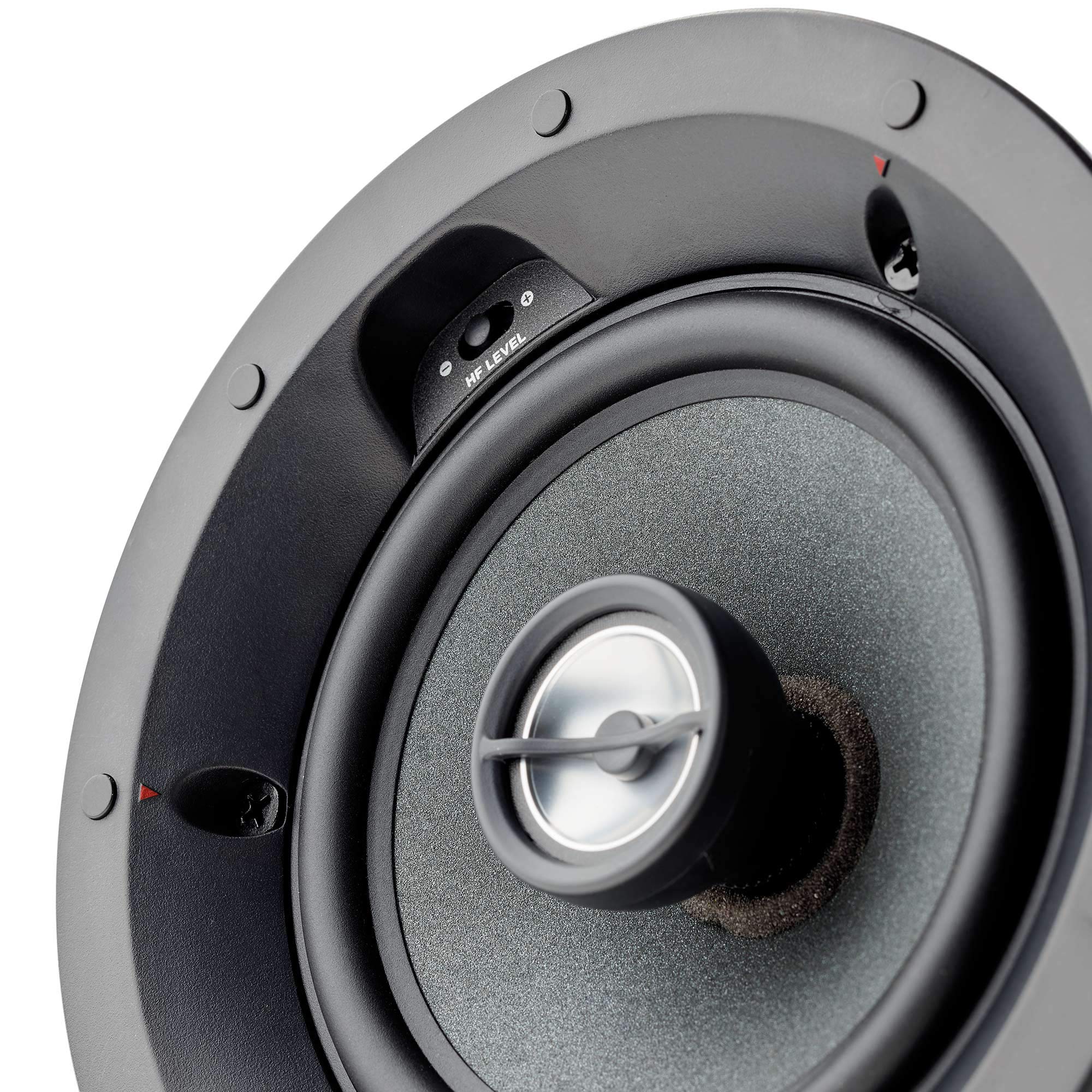 Focal F100ICW5 In-Wall/In-Ceiling 2-Way Coaxial Loudspeaker - High Performance Home Audio Speaker for Surround Sound & Home Theater Systems
