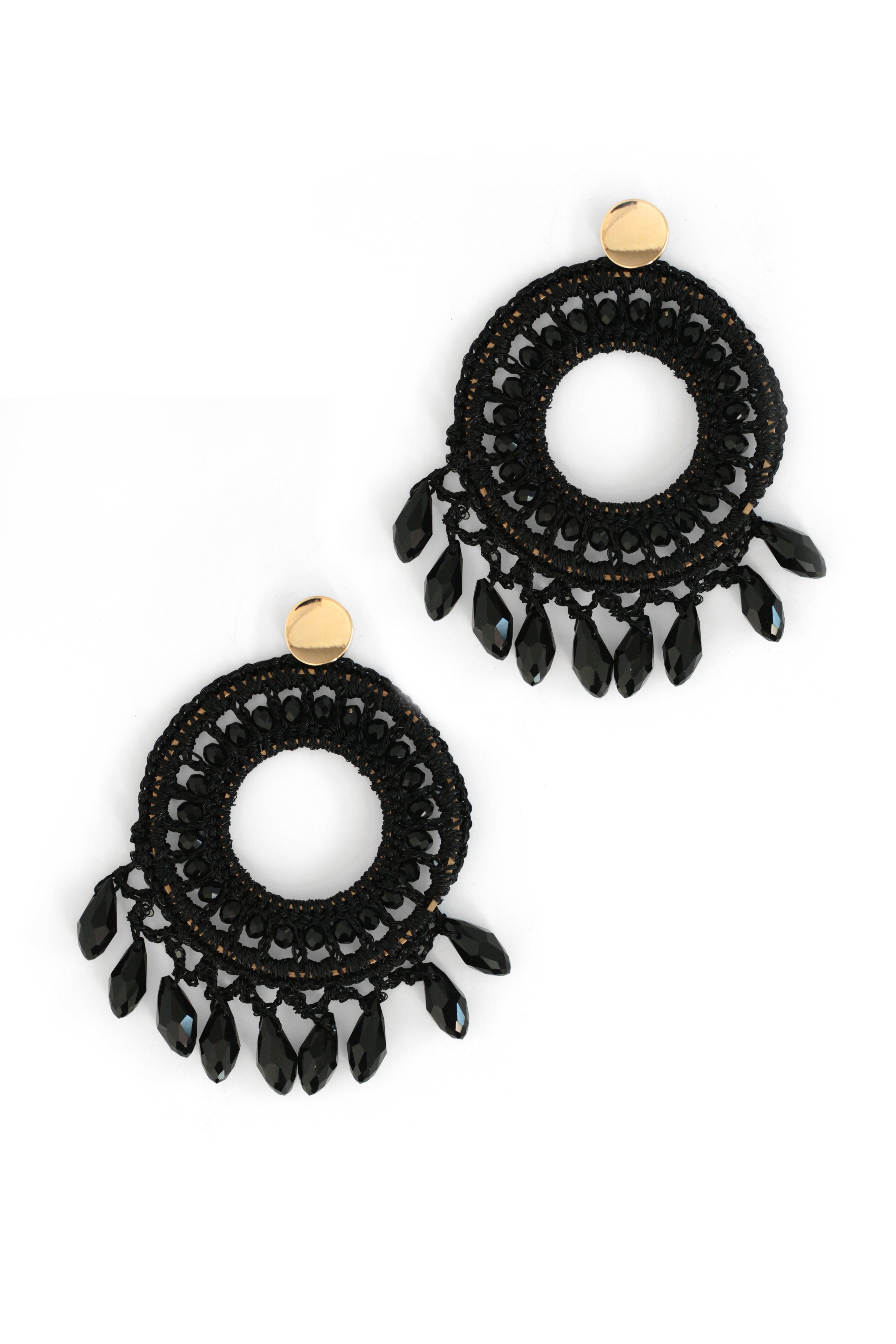 Dream Catcher Drop Earrings for Women - Black Boho Feather Dangle Earrings for Everyday Wear & Festival Outfits