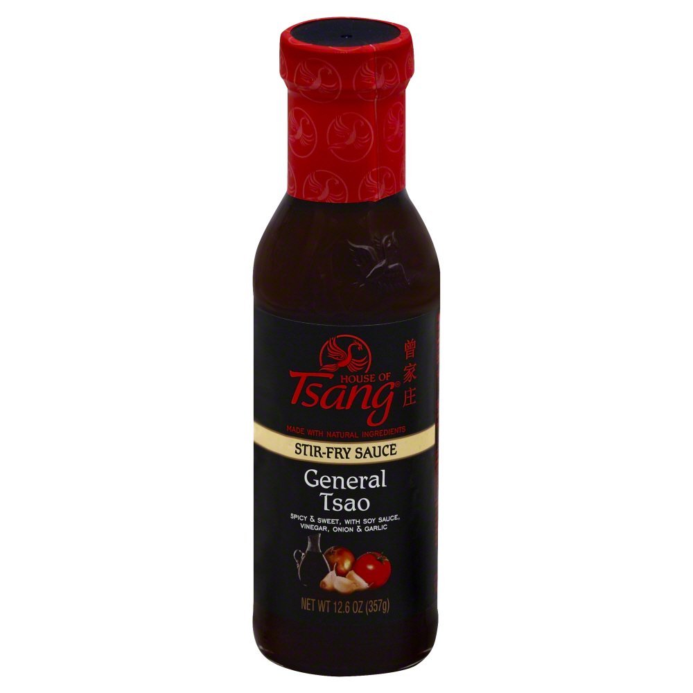 House Of Tsang General Tso Stir Fry Sauce - Spicy & Flavorful, 12.6 Oz (Pack of 6) - Perfect for Asian Cuisine, Chicken Stir Fry & Quick Meals