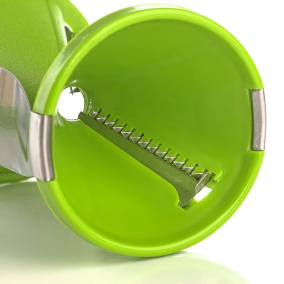 Stainless Steel Spiral Vegetable Slicer - Multi-Purpose Spiralizer for Carrots, Cucumbers, Radishes, Beets & Potatoes | Perfect for Noodles, Salads & Healthy Snacks | Kitchen Gadget for Meal Prep & Vegan Cooking
