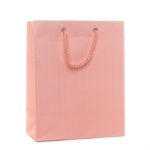 100 Matte Pink Euro Bags with 13
