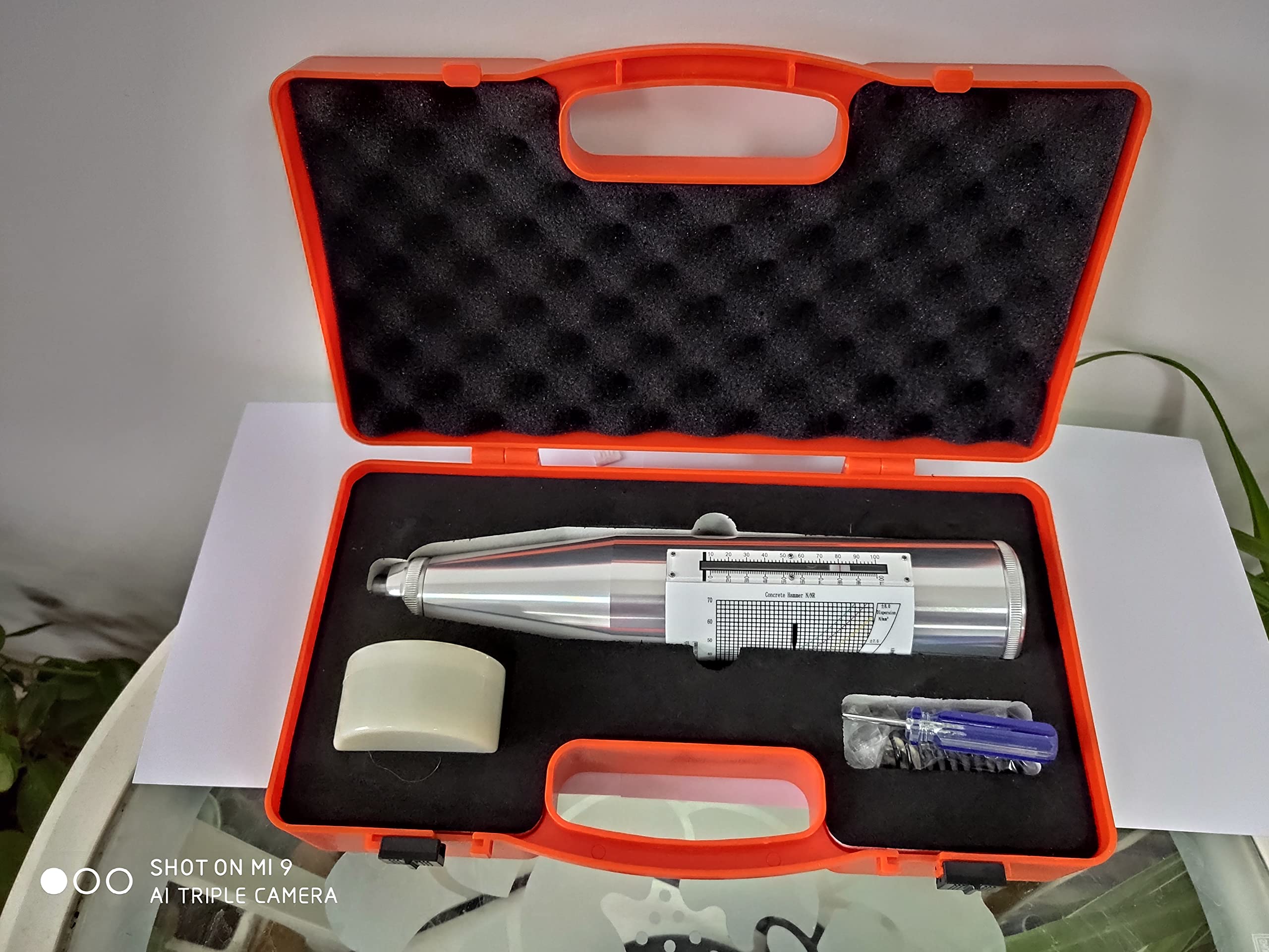 ZC3-A Portable Concrete Rebound Hammer Tester | NDT Resilometer Schmidt Hammer | High Accuracy Concrete Strength Testing for Construction & Engineering Projects