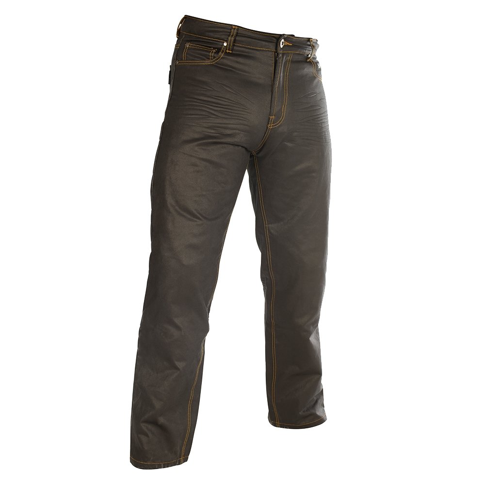 Oxford Aramid SP-J7 Wax Motorcycle Jeans Pants for Men - Black 32/33, Durable Riding Trousers for Harley, Cruiser & Adventure Bikes - Perfect for Commuting & Long Distance Touring