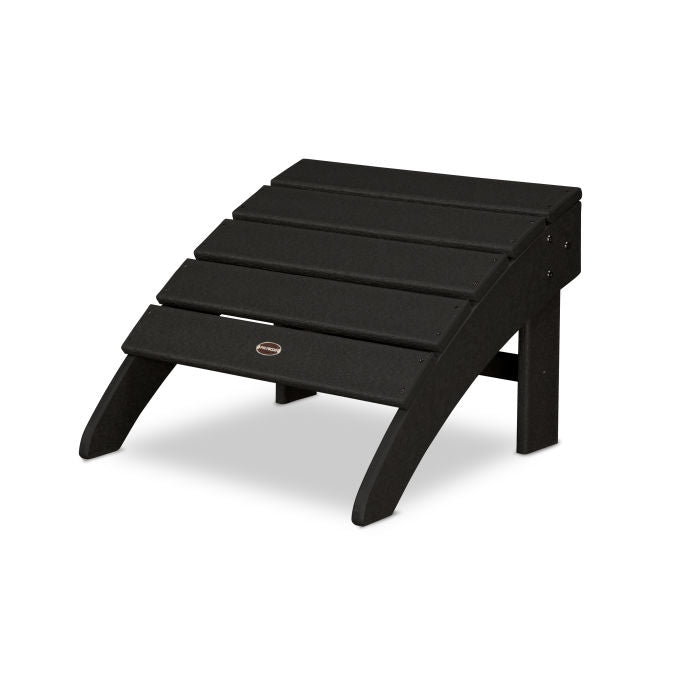 POLYWOOD Palm Coast Outdoor Ottoman - Weather-Resistant, Durable & Stylish - Perfect for Patio, Poolside, or Garden Relaxation