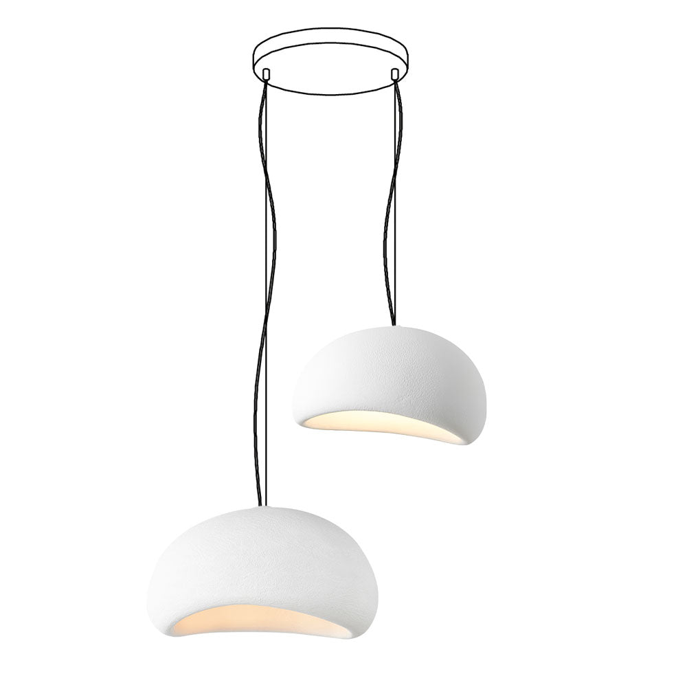 White & White Hanging Wire