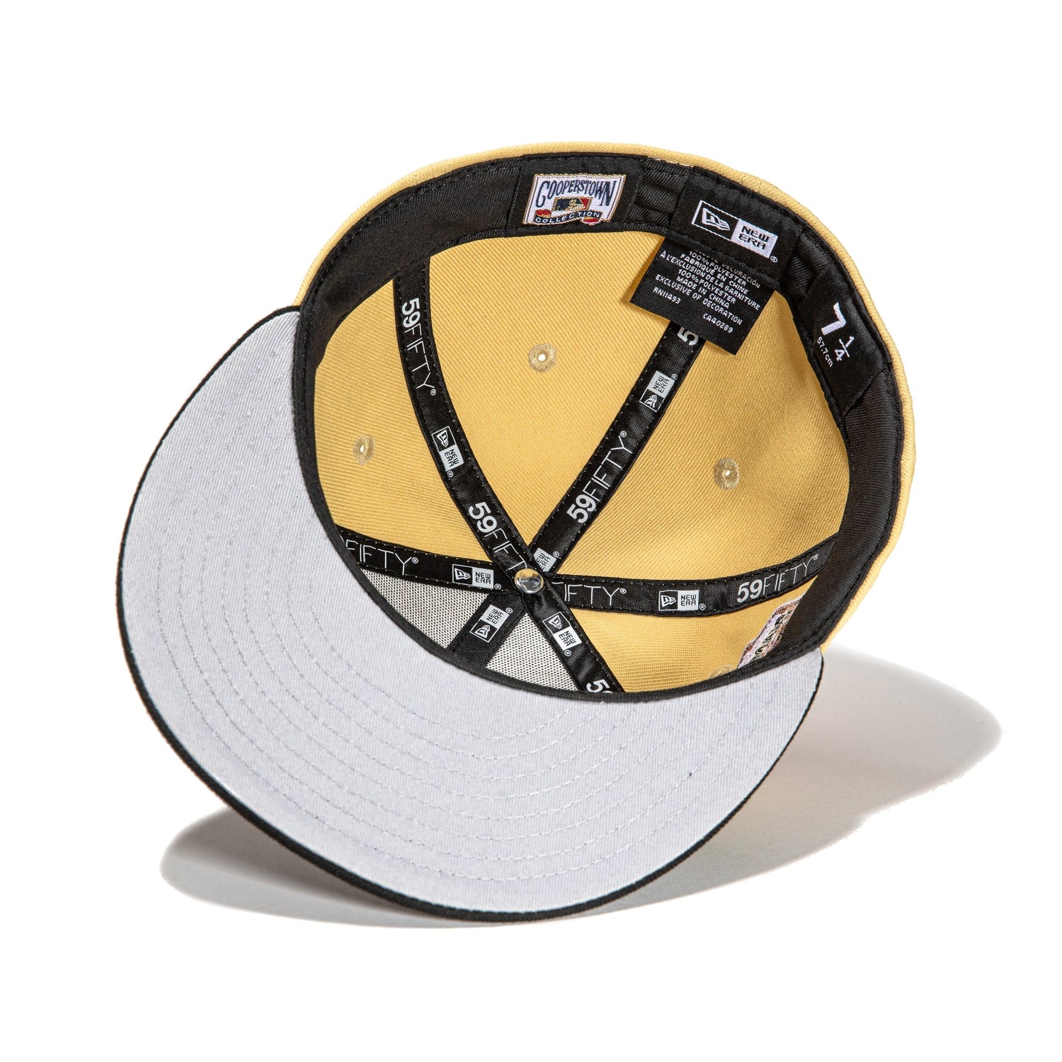 New Era 59Fifty Arizona Diamondbacks Inaugural Patch Snapback Hat - Tan, Black & Sedona Red - Official MLB Baseball Cap for Fans & Streetwear Fashion