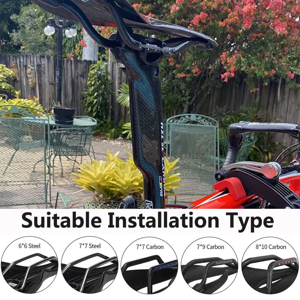 RXL SL Carbon Fiber Bicycle Seatpost - Lightweight MTB/Road Bike Seat Post 27.2/30.8/31.6mm with 25mm Offset - 3K Matte & Glossy Finish - Perfect for Racing, Commuting & Mountain Biking