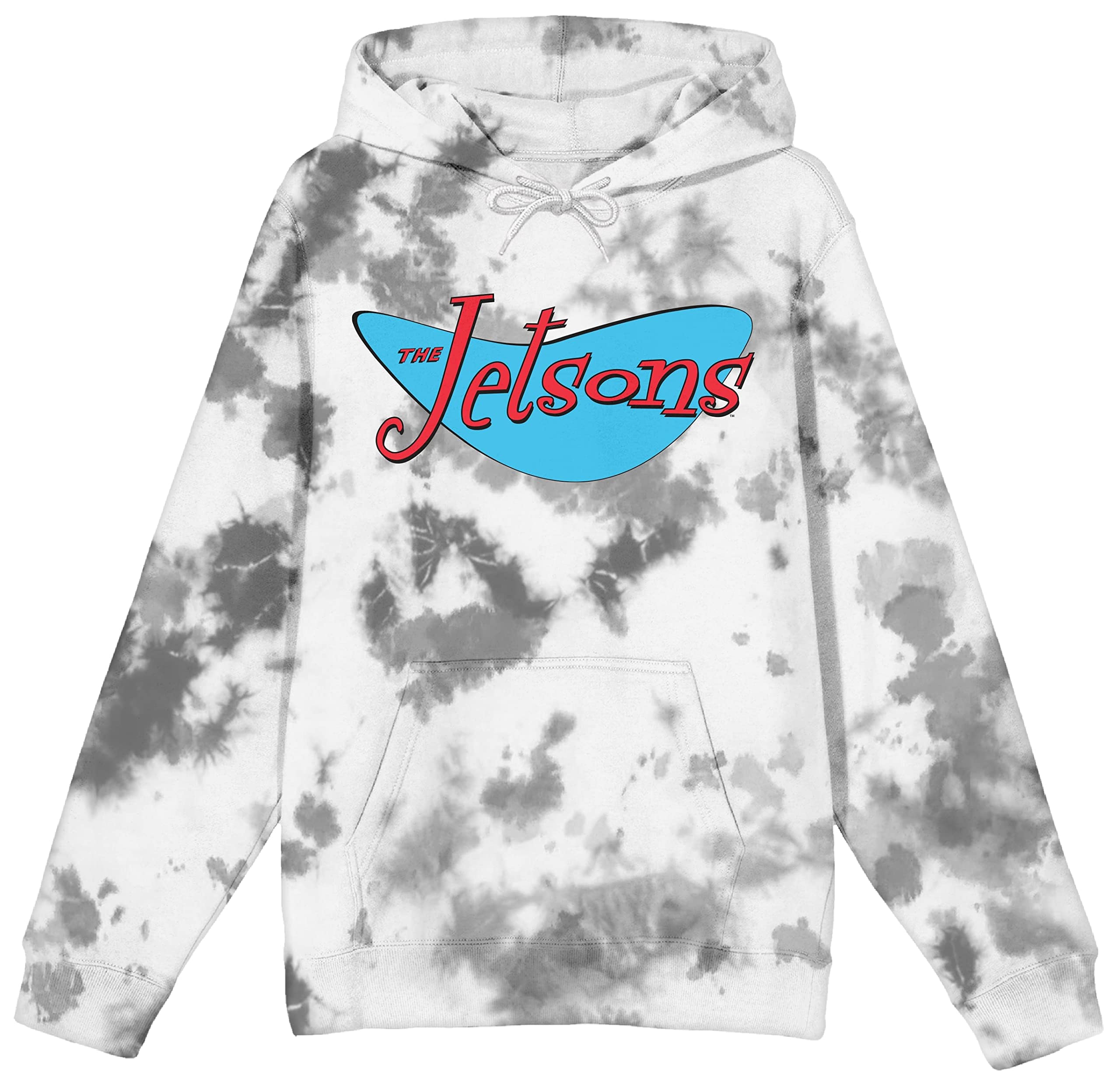 The Jetsons Cartoon Logo Women's Graphic Hoodie - Soft Cloud Wash Vintage Style for Casual Wear & Street Fashion