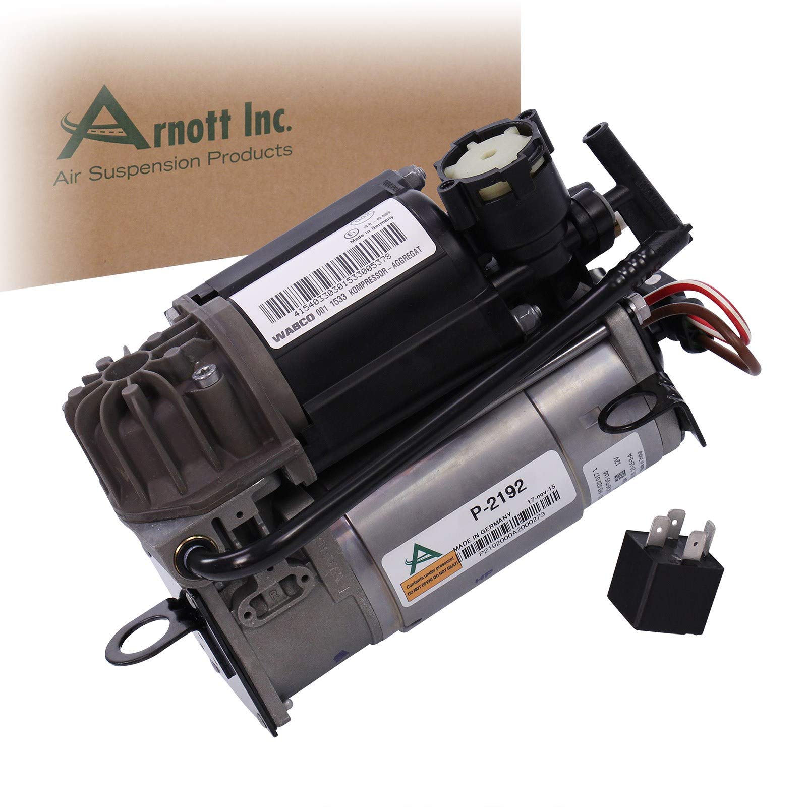 WABCO P-2192 Heavy Duty Air Suspension Compressor for Trucks & Trailers - Reliable Replacement Part for Smooth Ride & Load Stability