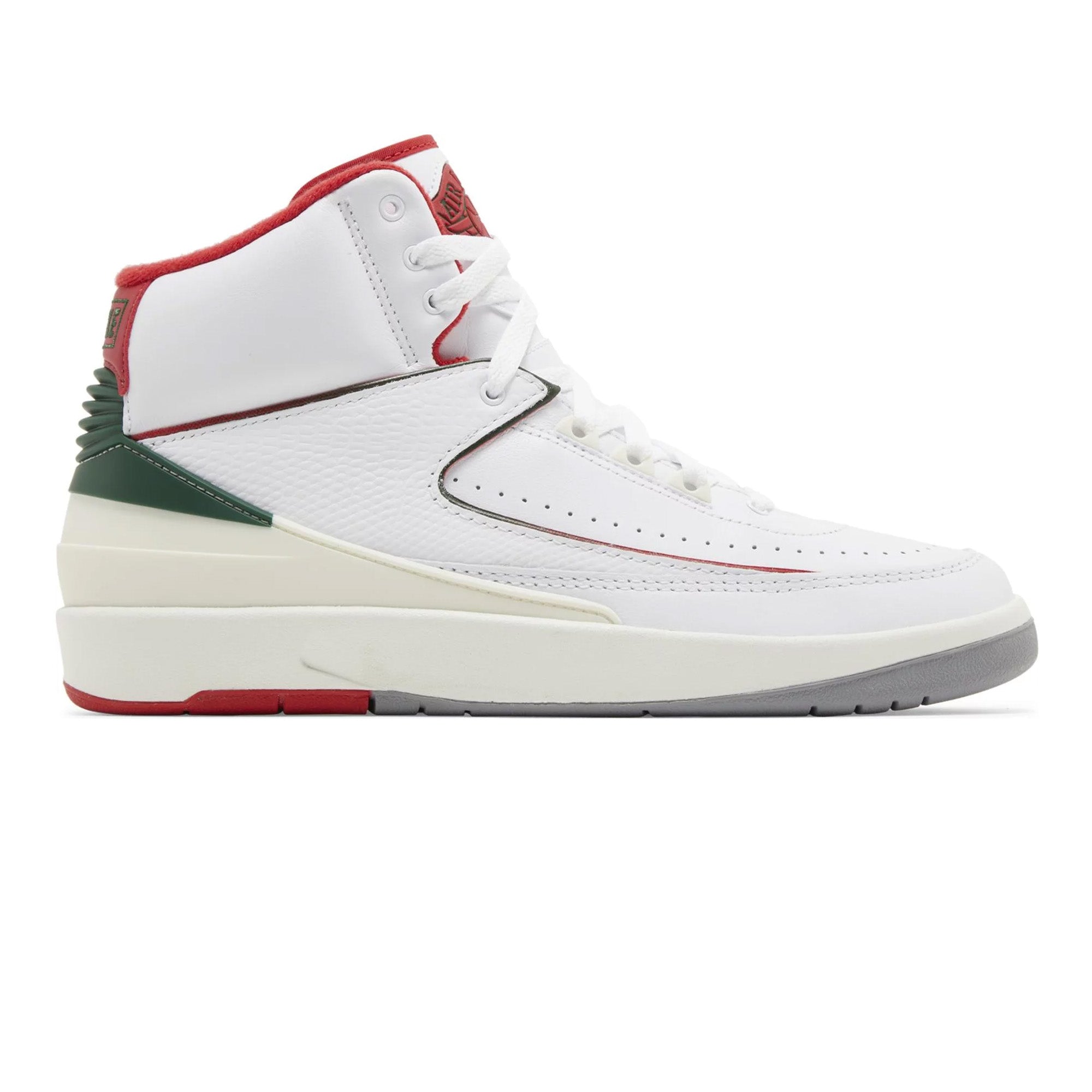 Air Jordan 2 Retro 'Origins' Men's Basketball Shoes 2023 Release - Classic White/Black/Red Colorway for Sneaker Collectors & Streetwear Fashion
