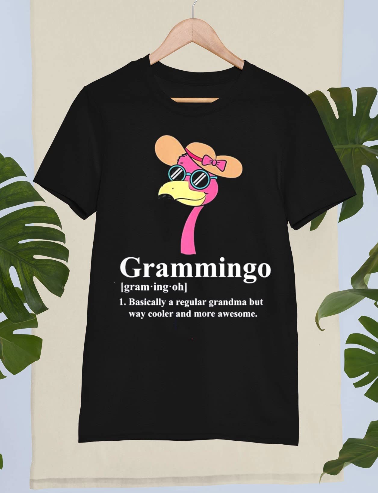 Funny Personalized Grammingo T-Shirt - Like A Regular Grandma But More Awesome - Women's Plus Size Tee with Custom Kids Names - Perfect Gift for Grandmas, Mothers Day & Family Reunions