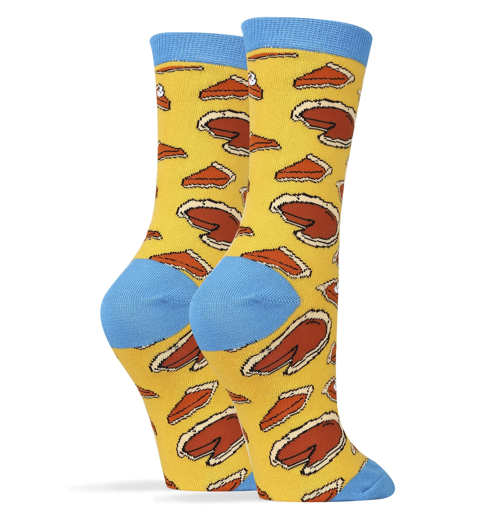 ooohyeah Women's Fun Food Print Crew Socks - Crazy Sweet Potato Novelty Cotton Socks for Women - Perfect for Gifts, Costume Parties & Everyday Wear