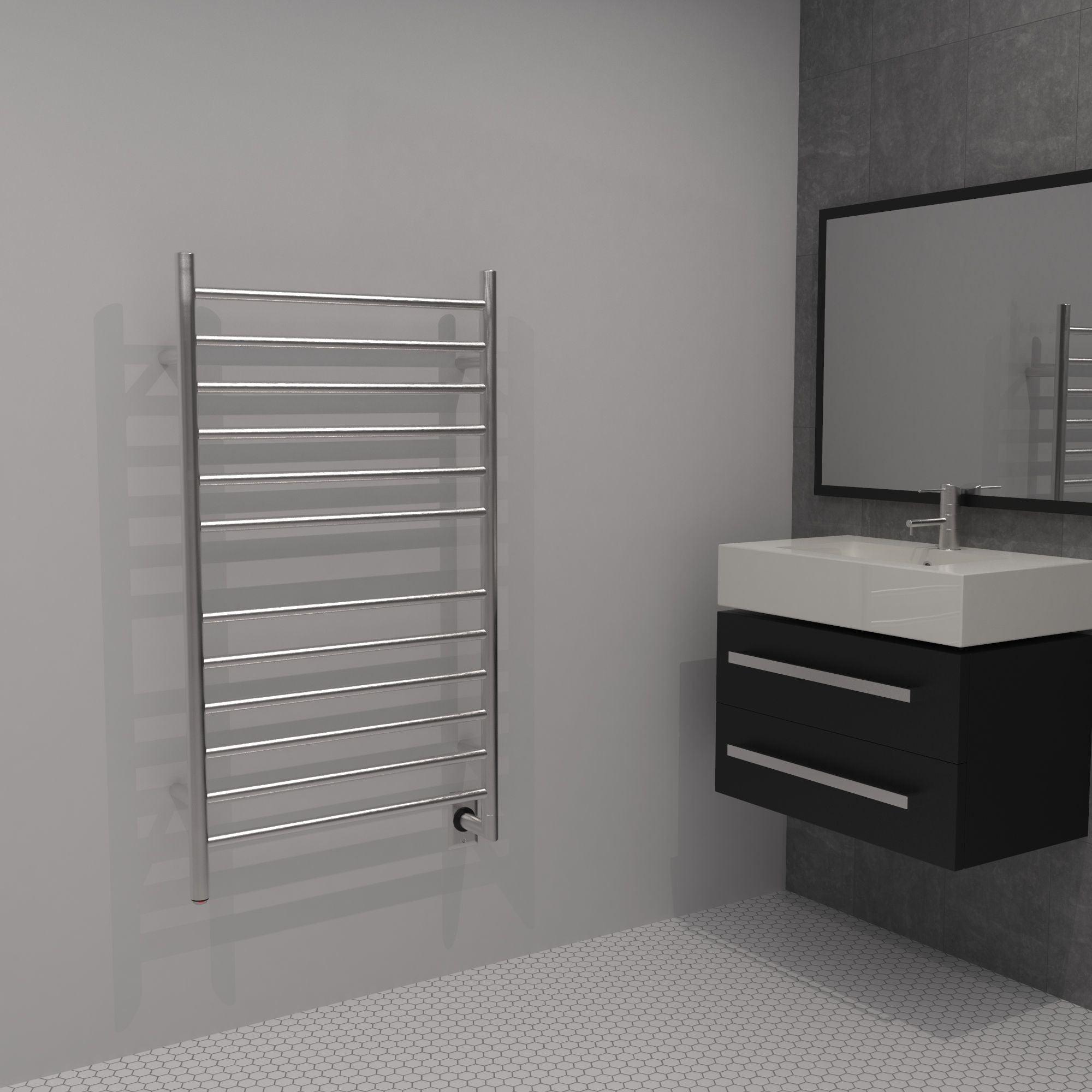 Amba Radiant Large Plug-in & Hardwired Bathroom Towel Warmer - 23.6