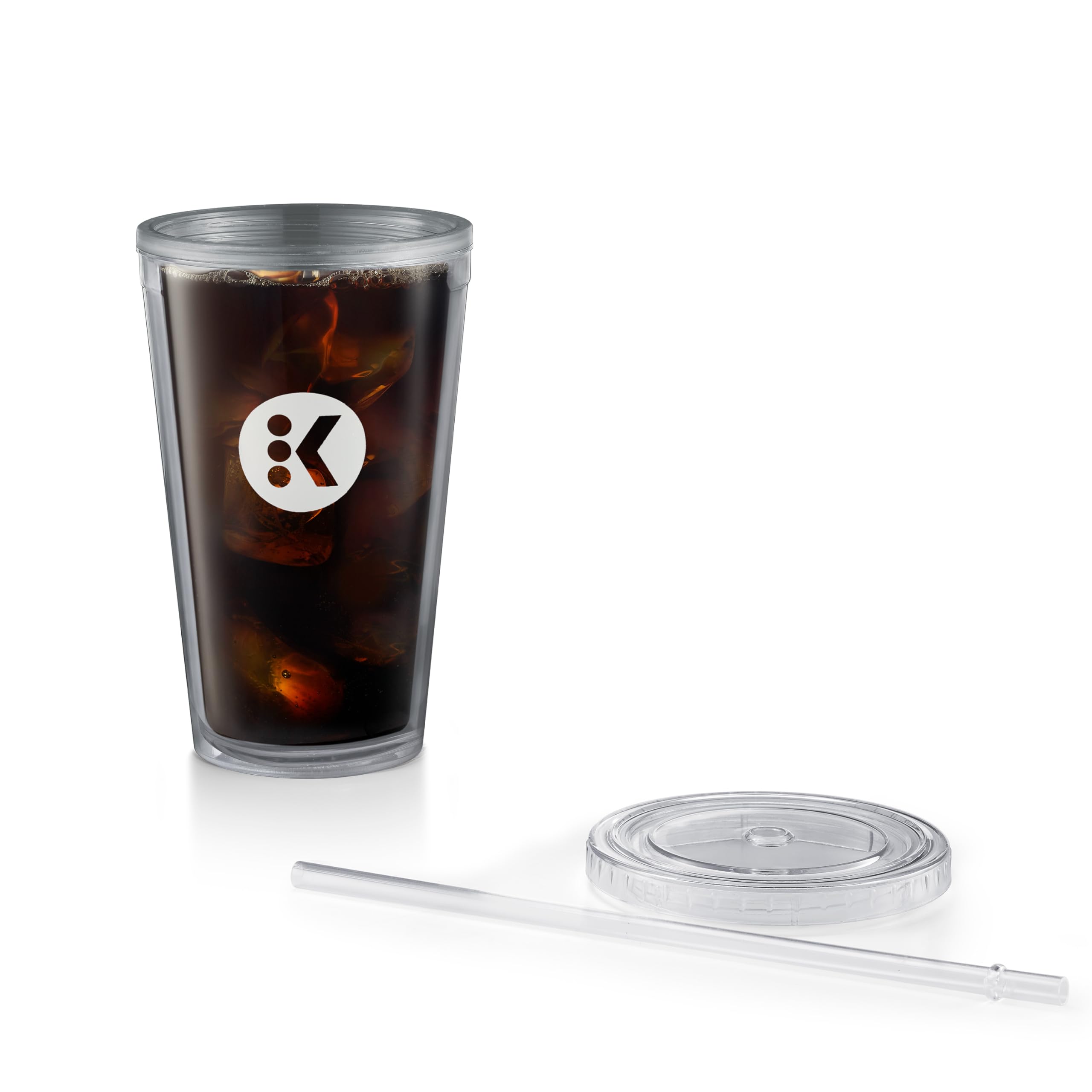 Keurig 16oz Iced Coffee Tumbler - Insulated Stainless Steel Travel Mug for Hot & Cold Drinks - Perfect for Iced Coffee, Tea, and Smoothies On-The-Go