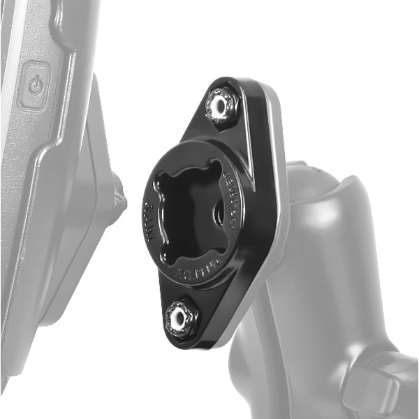RAM EZ ON/OFF™ Quick Release Diamond Adapter Base (RAP 274 1BU) - Universal Mounting Solution for ATV, UTV & Motorcycle Accessories - Perfect for Off-Road Adventures & Custom Builds