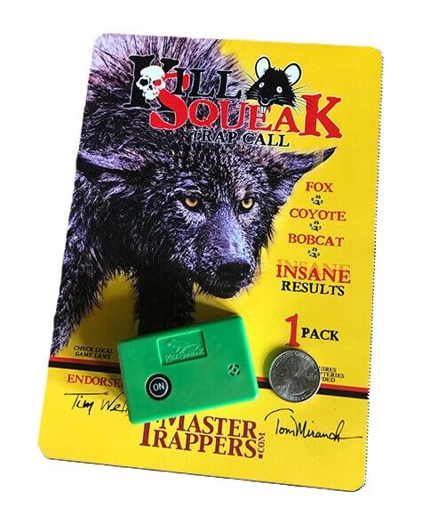 Kill Squeak Mouse Trap 6 Pack - Professional Rodent Control Supplies by Master Trappers Tom Miranda & Tim Wells - Ideal for Home, Garage & Outdoor Pest Control