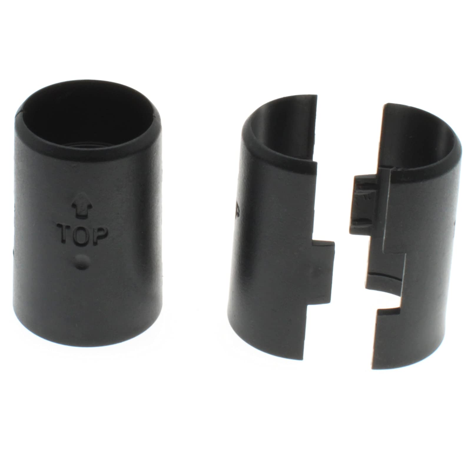 12 Pairs Black Plastic Shelf Lock Clips for 1