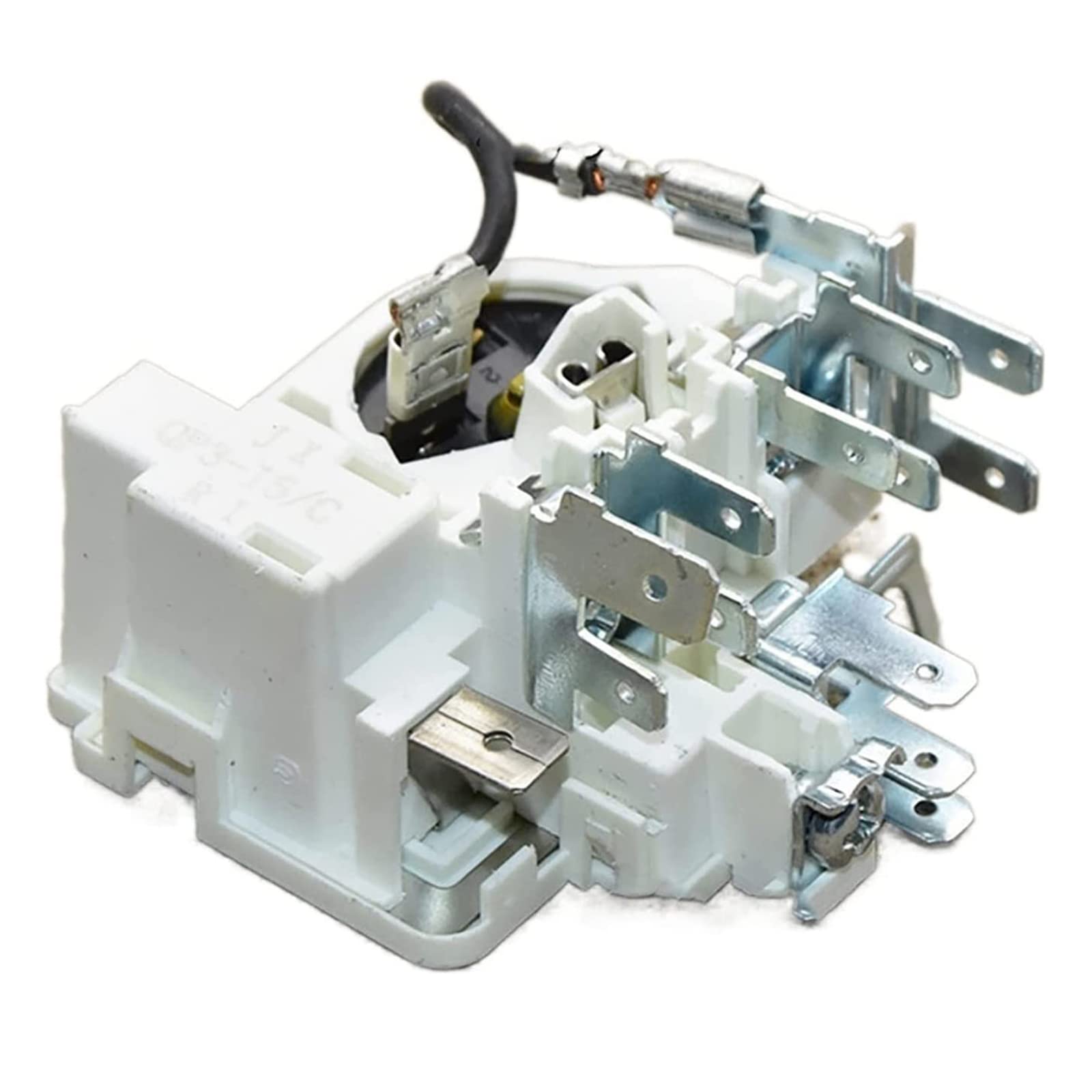 QP3-15/C PTC Starter Relay for Refrigerator Freezer Compressor - Overload Protector Replacement Part - Ideal for Whirlpool, GE, Frigidaire & More Appliances - Perfect for Home Kitchen & Commercial Refrigeration Use