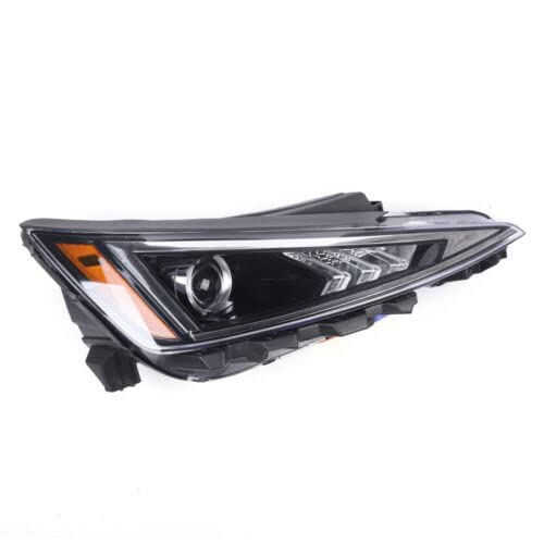 2019-2020 Hyundai Elantra Headlight Assembly Set - Driver & Passenger Side (Left+Right) Replacement Parts - Perfect for Night Driving & Foggy Conditions