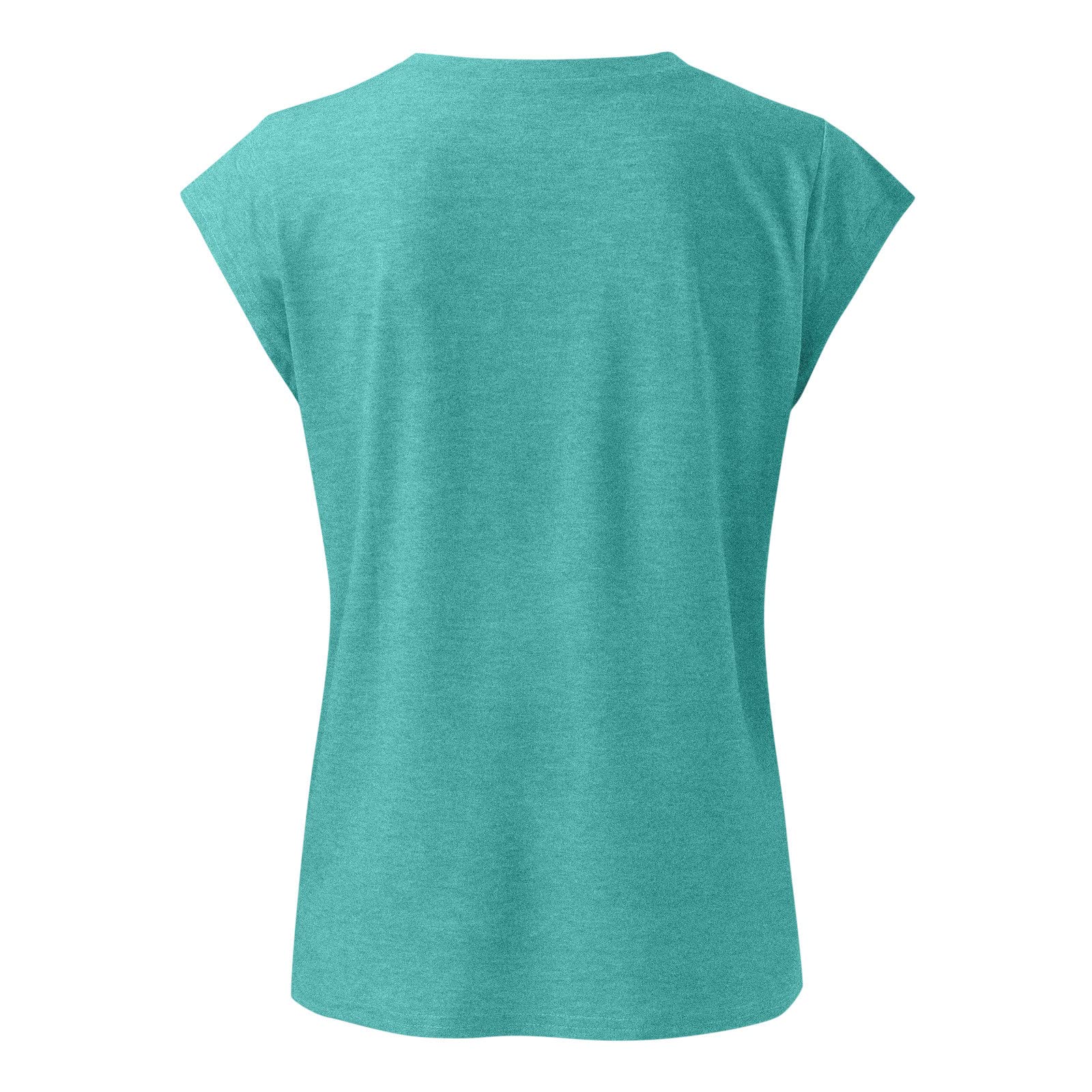 Trendy 2023 Summer T-Shirts for Women - Cap Sleeve V-Neck Casual Tee Tops & Blouses | Perfect for Beach Outings, Weekend Wear & Everyday Comfort