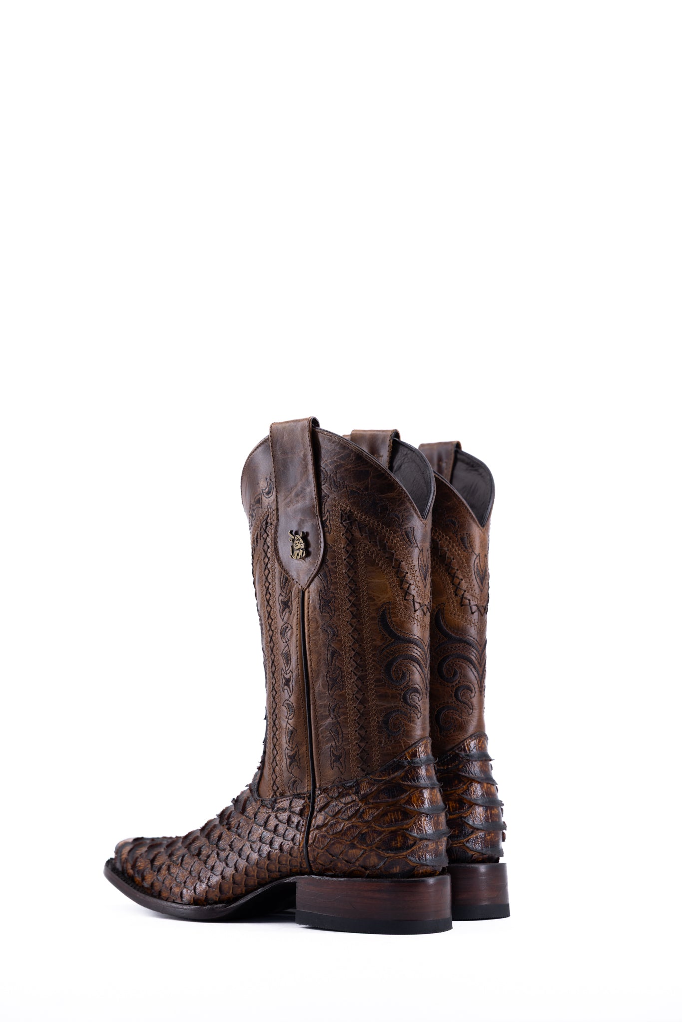 Python Rodeo Toe Cowboy Boots for Men - Western Style Cowboy Boots with Pointed Toe - Perfect for Rodeo, Country Music Festivals & Western Fashion