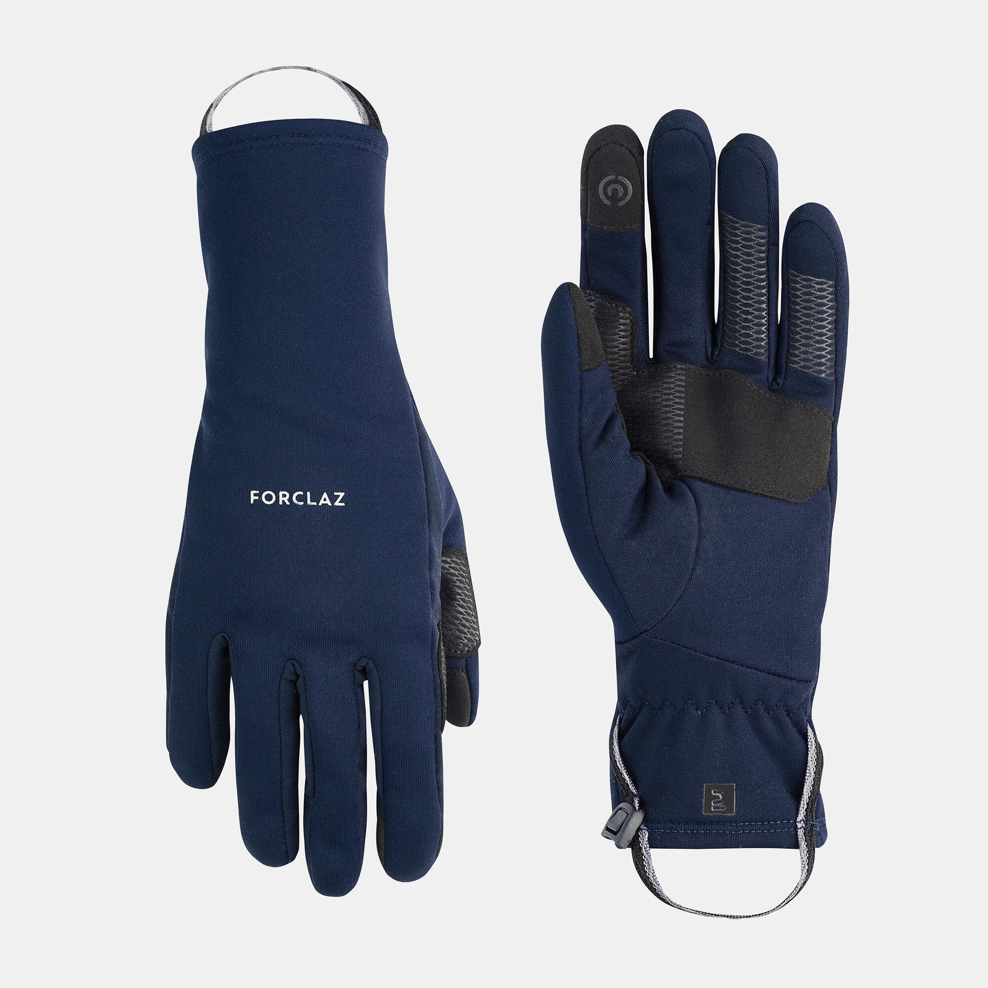 Forclaz MT500 Touchscreen Backpacking Gloves for Adults - Stretchable & Durable for Hiking, Camping & Outdoor Adventures