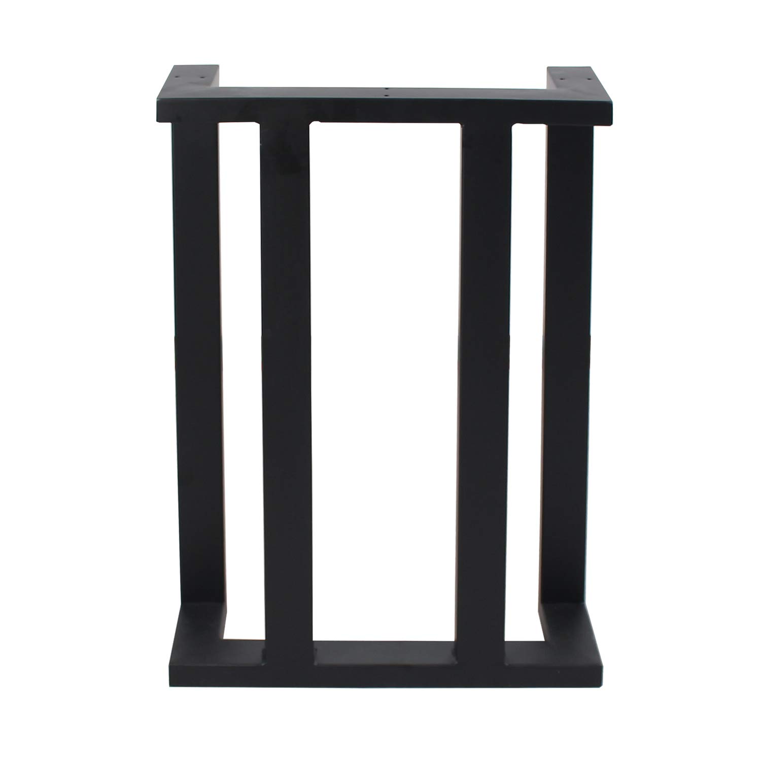 MBQQ 2-Pack Rustic C-Shaped Metal Table Legs - Heavy Duty Industrial Style Furniture Legs for DIY Desks, Dining Tables & Benches (28