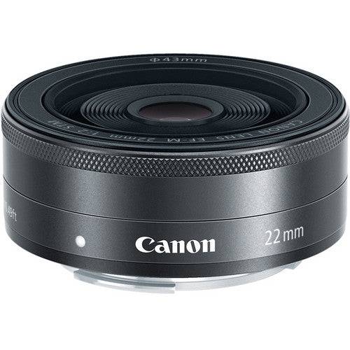 Canon EOS M Mirrorless Digital Camera with EF-M 22mm f/2 STM Lens - Compact & Lightweight for Travel, Vlogging & Street Photography (USA)