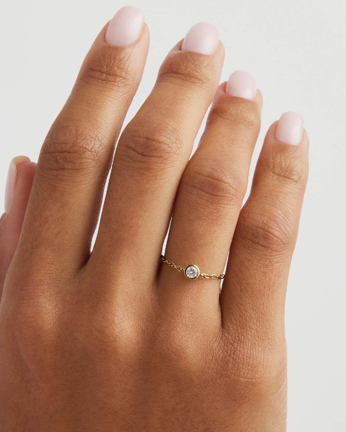 9K Solid Gold Celestial Lab-Grown Diamond Ring for Women | Dainty Stackable Ring | Perfect for Anniversary, Birthday & Everyday Elegance