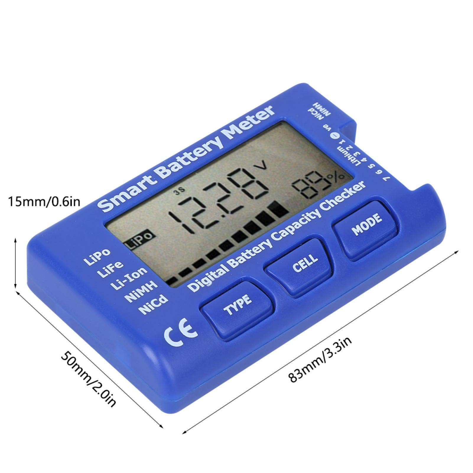 Digital Battery Meter - Intelligent Battery Tester for Smartphones, Tablets & Electronics - Perfect for Device Repair & Battery Health Monitoring