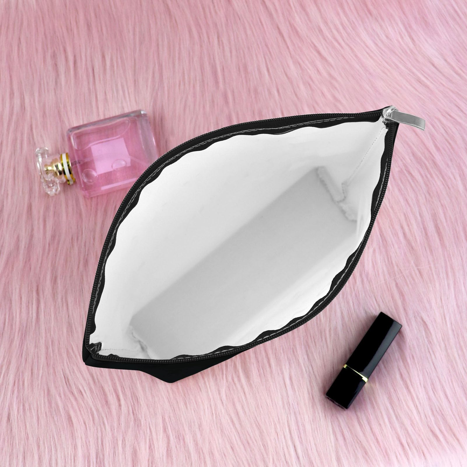 2Pcs Funny Dentist Gifts Makeup Bags - Dental Hygienist Appreciation Presents for Women, Travel Cosmetic Pouch for Dental Assistants (Black&Pink) - Perfect for Christmas, Birthday & Travel Essentials Organization