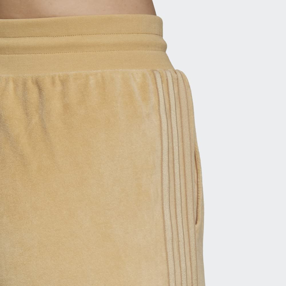 adidas Originals Slim Jogger Pants for Men - Hazy Beige Satin Casual Joggers H18821 | Comfortable Athletic Lounge Pants for Running, Gym & Everyday Wear