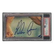 Nolan Ryan Autographed Texas Rangers Baseball Card - PSA/DNA Certified Cut Signature #85076338 - Perfect for Sports Memorabilia Collectors & Rangers Fans Display