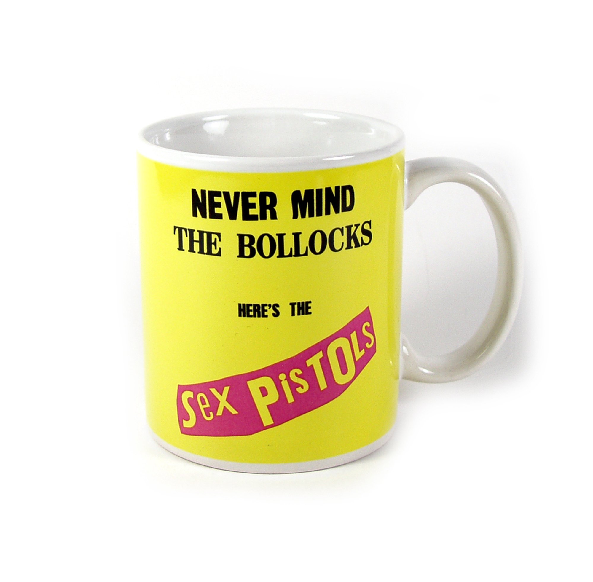 SEX PISTOLS Punk Rock Mug - Never Mind the Bollocks Coffee Cup - Perfect for Punk Fans, Office & Home Use, Gift for Music Lovers