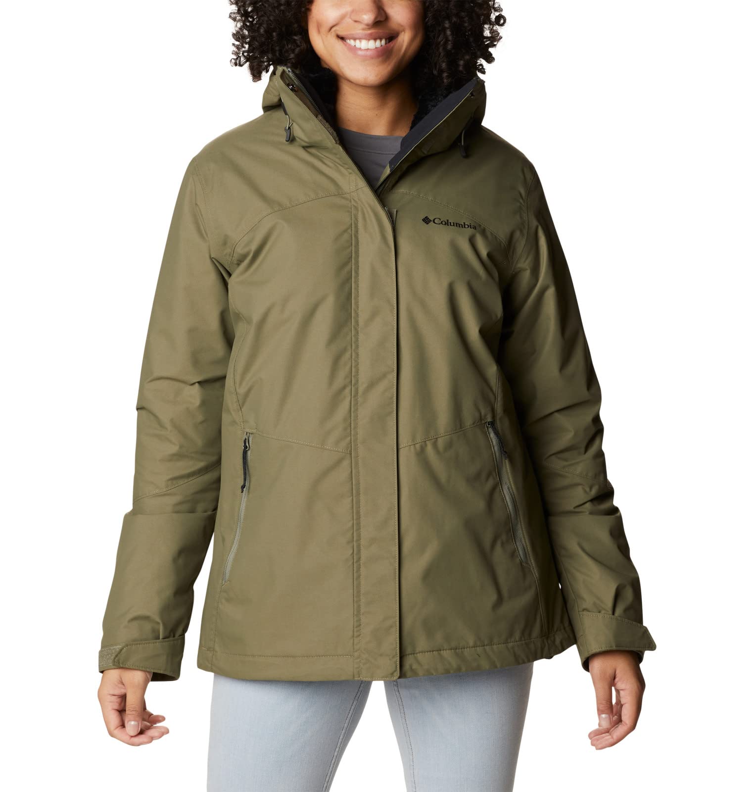 Columbia Women's Bugaboo II Fleece Interchange Jacket - Waterproof Winter Coat for Hiking, Skiing & Outdoor Activities
